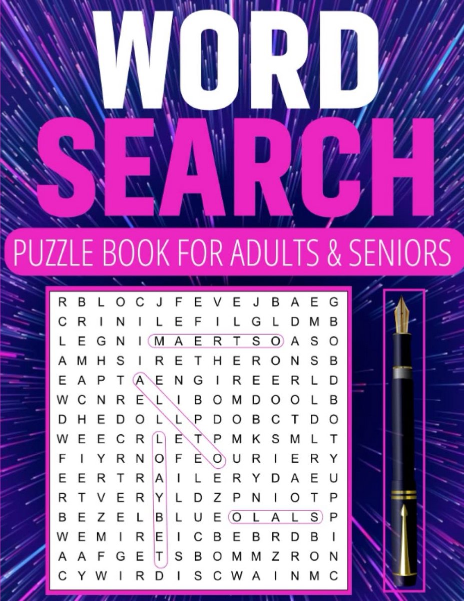 200 Themage Woordpuzzelboeken met Oplossingen voor Volwassenen en Senioren