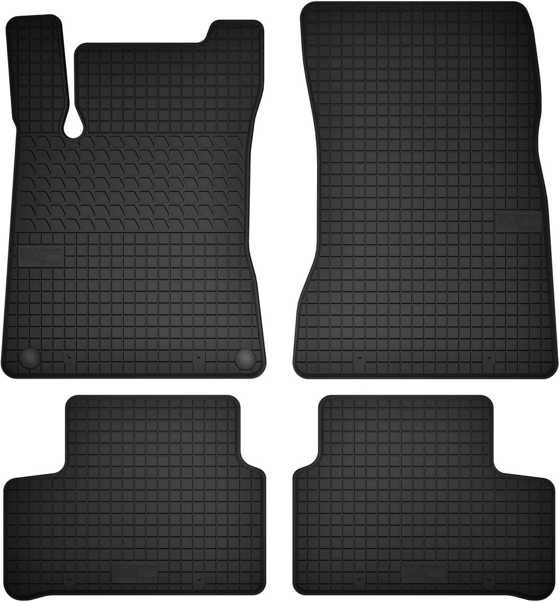Wielganizator SolidTread - Auto Vloermatten - Mercedes CLA X118 - 4 Stuks - Zwart