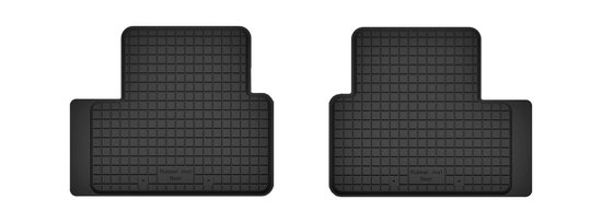 Wielganizator - Korytkowe Dywaniki Achter - 1,5 cm Rant - Zwart - Antislip