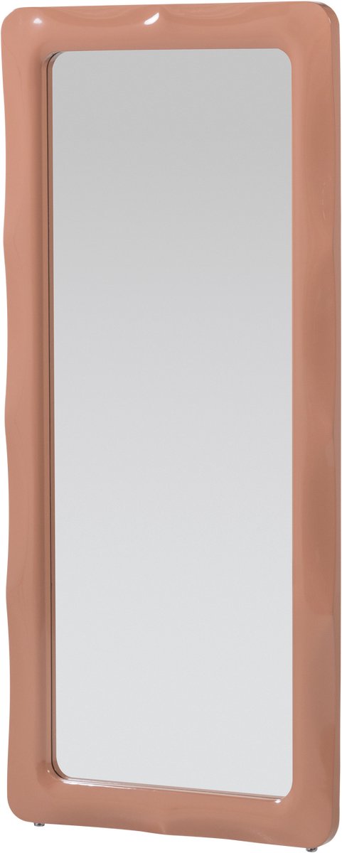 WOOOD Norea Passpiegel 180 cm - Hout - Hoogglans Oudroze - 180x80x5