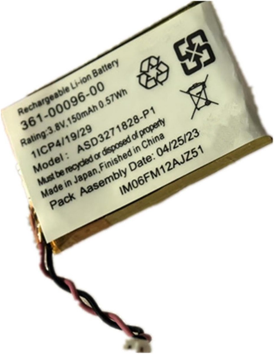 Vervangende Accu voor Fenix 5S Smartwatch - 3,8V 150mAh Oplaadbare Batterij