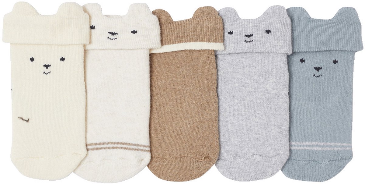 Vertbaudet Set van 5 Bottoms geboorte in bouclé
