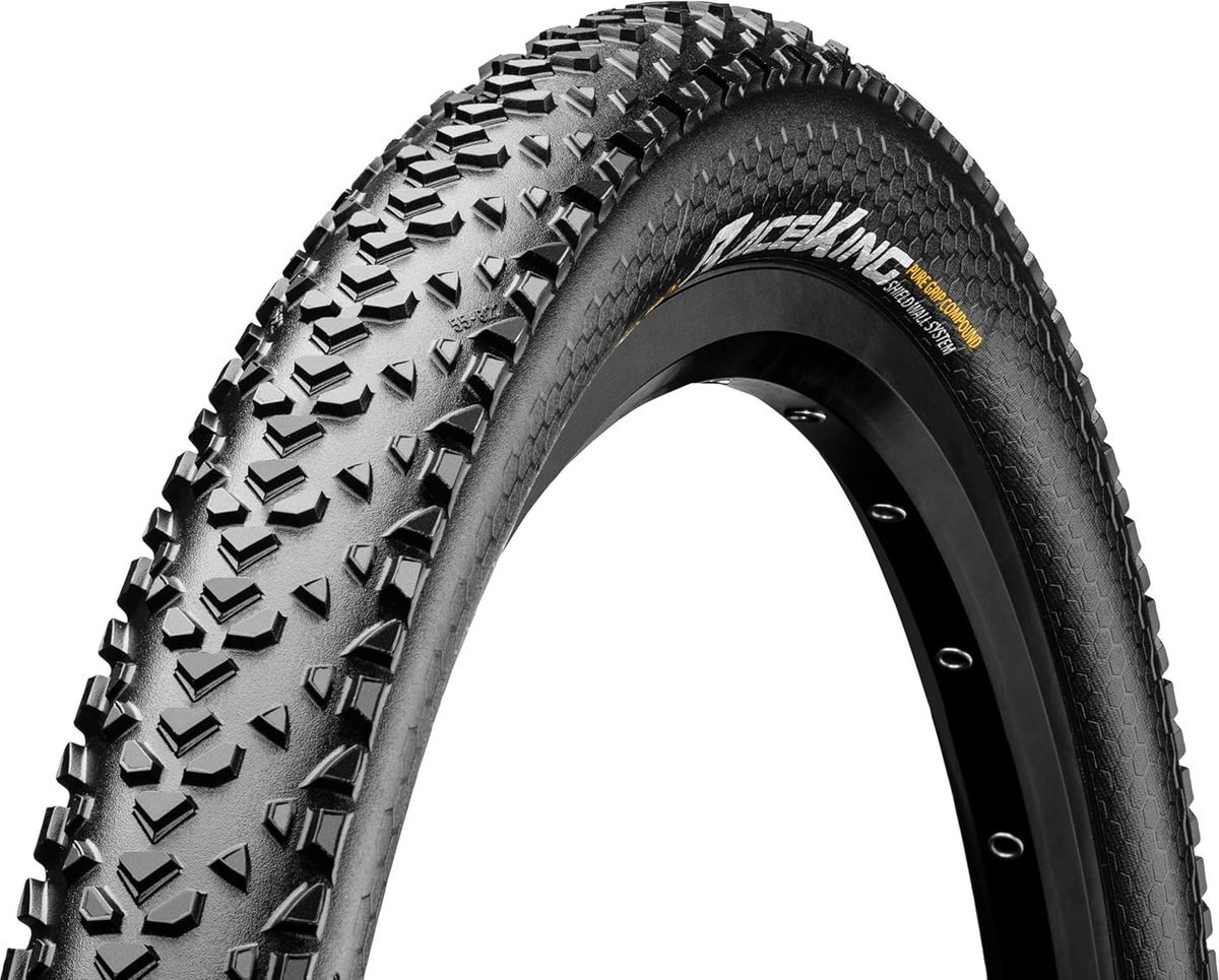 Racefietsband 27,5 x 2,20 inch Zwart Vouwband met Shieldwall Bescherming