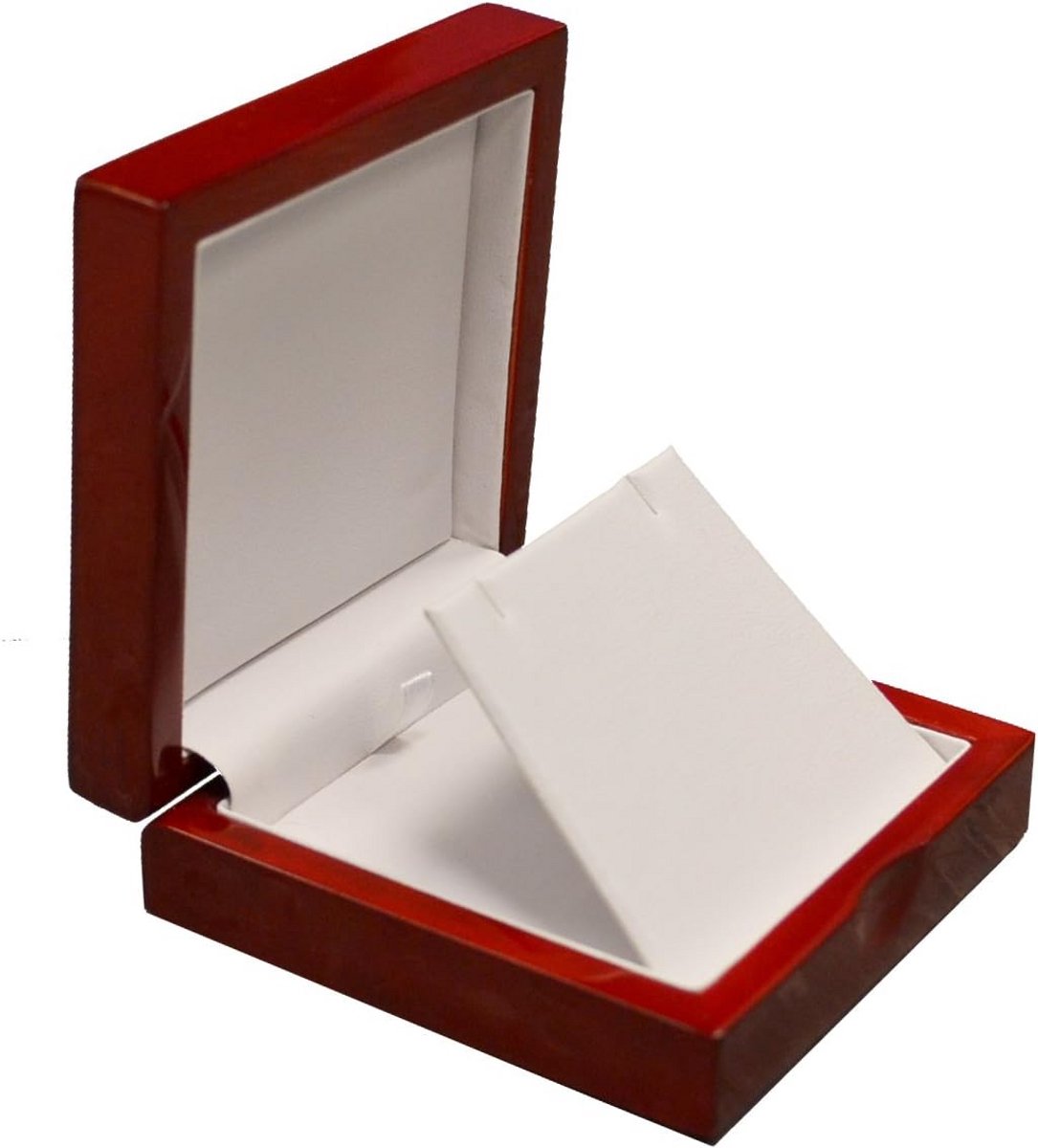 Houten Geschenkdoos voor Oorbellen met Klapdeksel