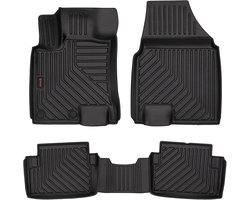 Wielganizator Serie - 3D Auto Vloermatten - Nissan Qashqai J10 I - 5cm Rand - Geen Geur