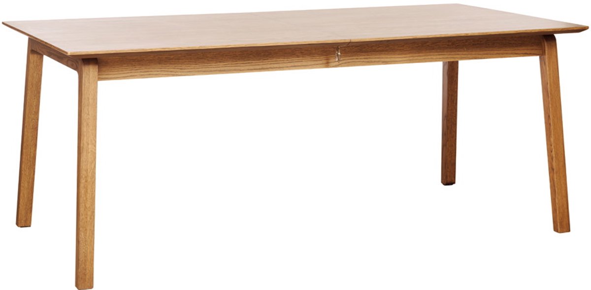 Eettafel Naturel Eikenhout - Uitschuifbaar - 190-290cm - Bari