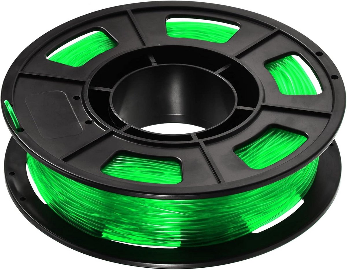 TPU Filament 1.75mm Groen 0.25kg - Flexibel 3D Printer Materiaal met Hoge Precisie