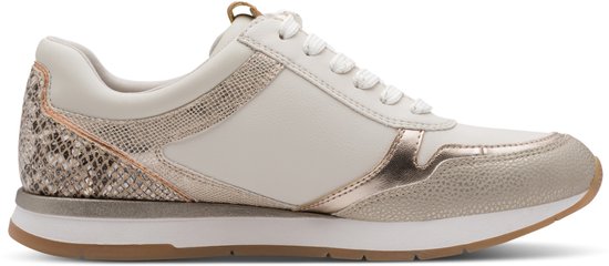 Baskets Tamaris femme blanc beige - Taille 38