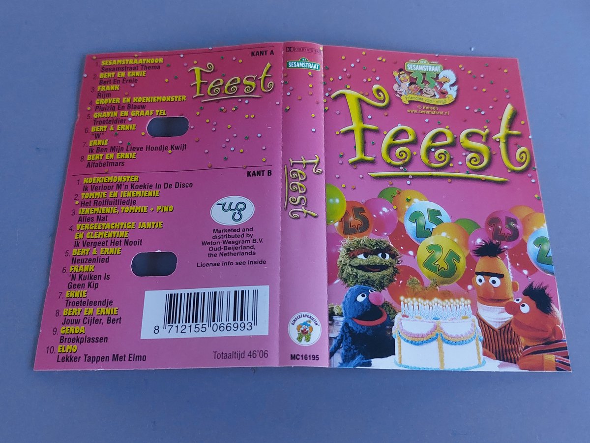 SESAMSTRAAT - Feest (CASSETTE)