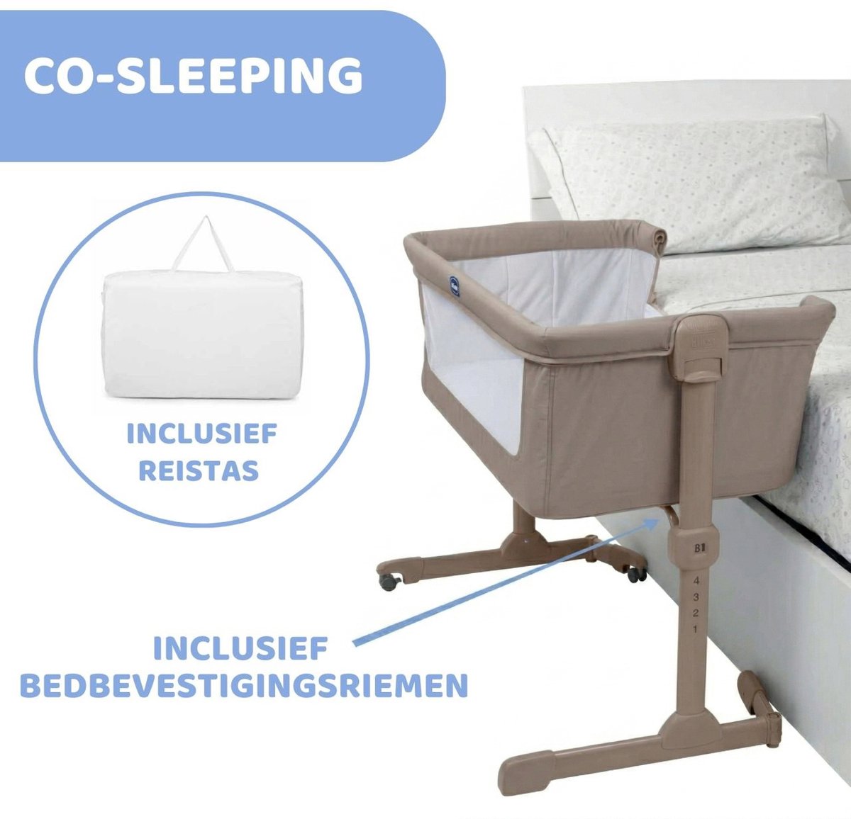 Chicco Next2Me Essential Co-Sleeper - Dove – foto 6
