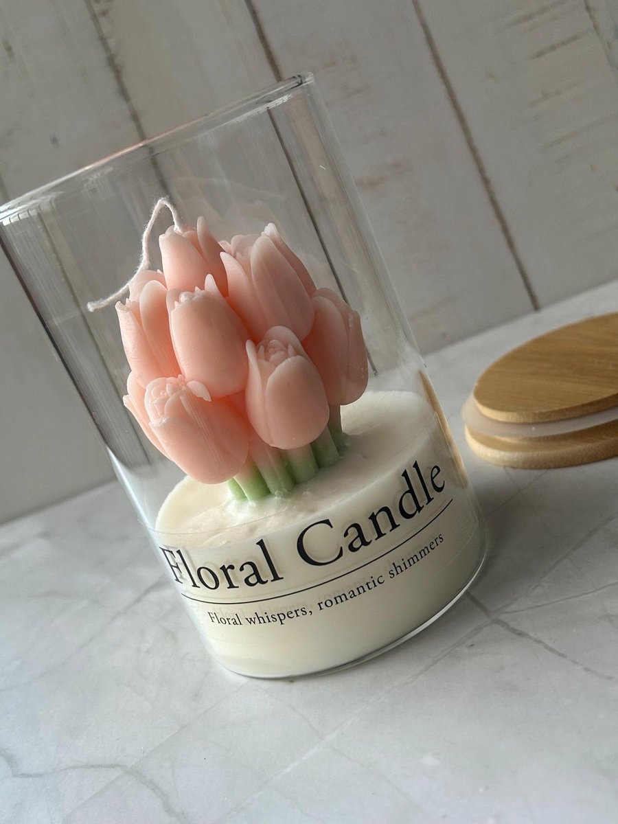 Floral Candle