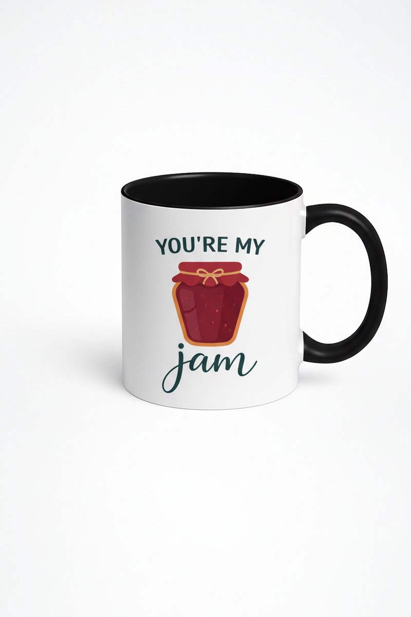 You're My Jam Mok met Jam Pot Illustratie - Liefdevol & Grappig Cadeau