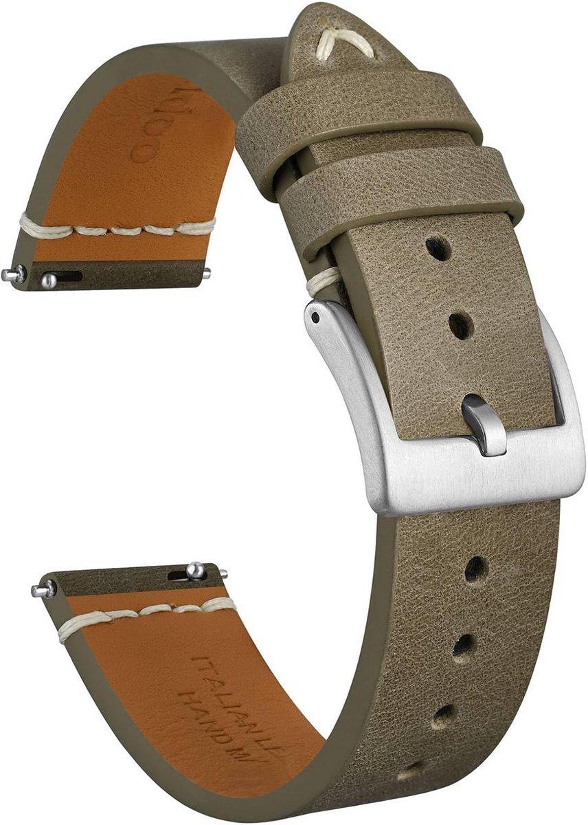 Leren Horlogebandjes voor Heren - Universele Pasvorm met Snelsluiting