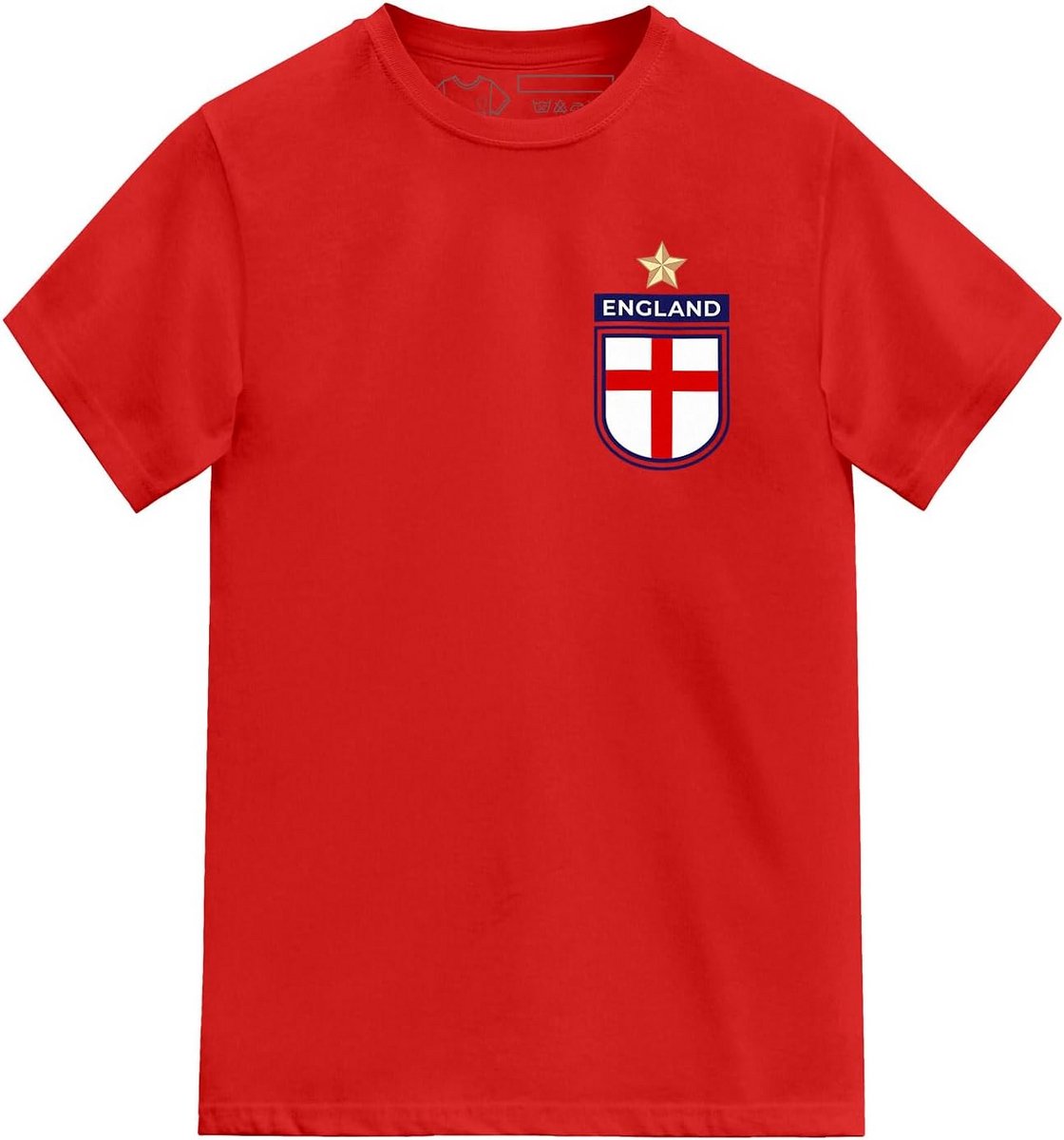 Voetbalshirt Engeland Team Kinderen Rood 9-11 Jaar