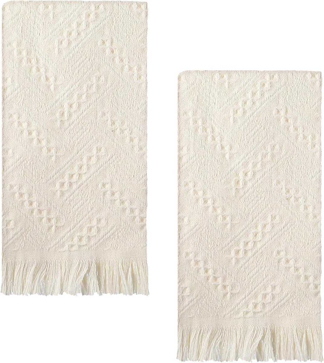 Set van 2 Keukendoeken - 75x34 cm - Zeer Absorberend Katoen - Boho Stijl - Sneldrogend
