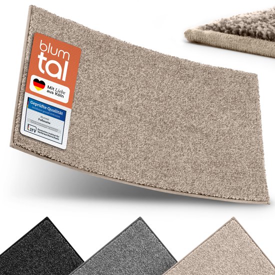 Blumtal Deurmat Thora - Schoonloopmat Microvezel - Antislip 60x90 cm - Beige