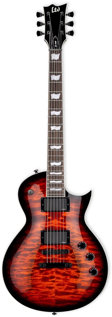 ESP LTD EC-400 QM Vintage Burst elektrische gitaar