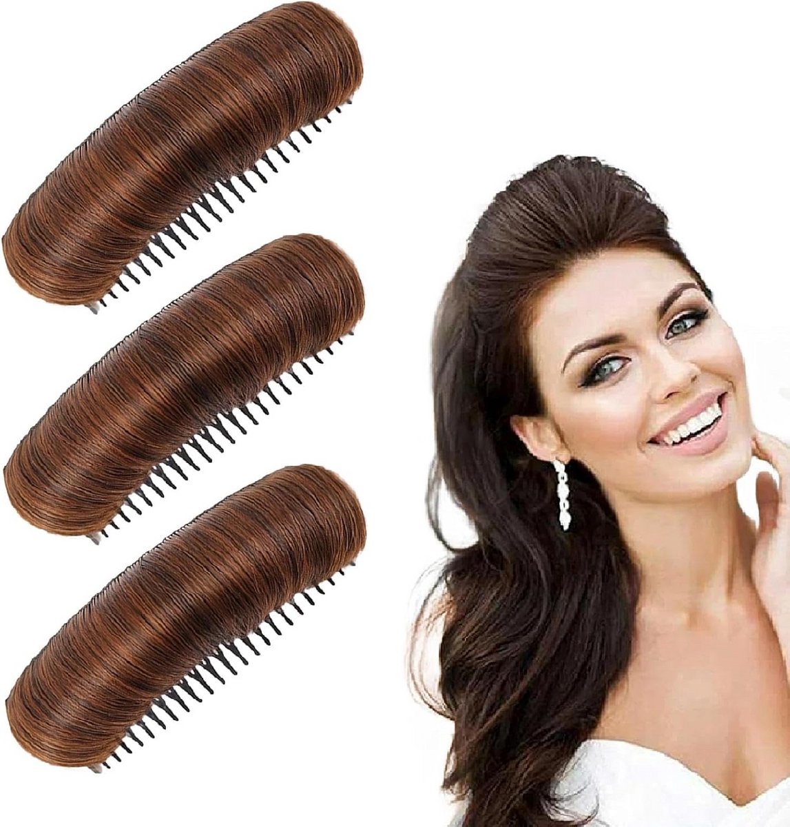 Onzichtbare Haarpads voor Volume & Hoogte - Haar Bump Insert Clips voor Vrouwen