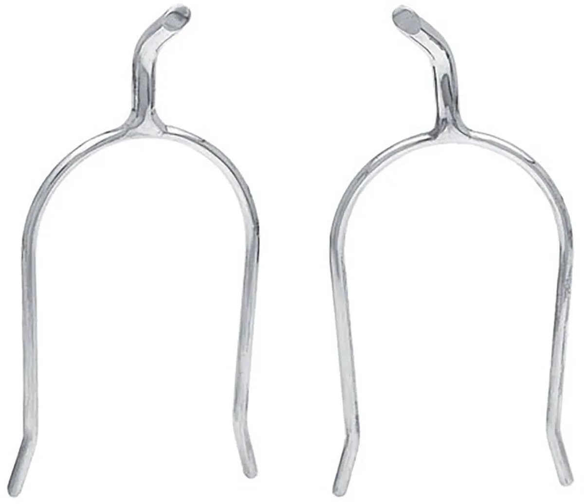 Sefton Stainless Slim Inward Curve Neck Out Rowels Sporen 35 mm Zilver
