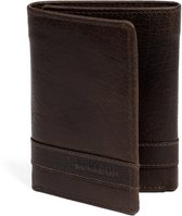 Portefeuille Montreal trois volets en cuir marron RFID