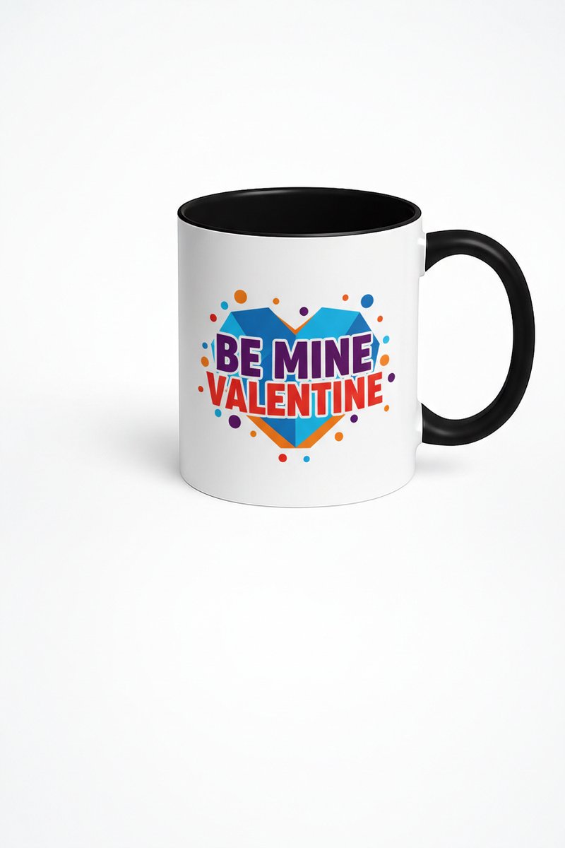 Valentijn Mok 'Be Mine Valentine' - Romantisch Cadeau Hart Design