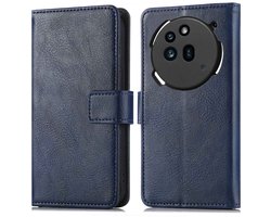 imoshion Hoesje - Geschikt voor Nothing Phone (3a) Pro - Luxe Bookcase - Donkerblauw