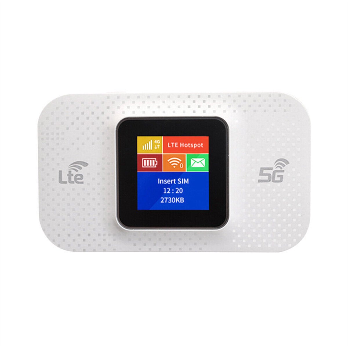 carmdering - Draagbare Internet Mobiele Hotspot, Simkaart Draadloze Draagbare Wifi, 300 Mbps 4G Sterke Dekking Sluit Tot 10 Apparaten Aan, voor Reisautobus