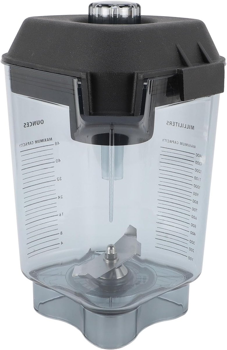 Blenderkan 48oz - Mixbeker Accessoire - Smoothie Bereiding - Uniek Driehoekig Ontwerp - Past Onder Kast