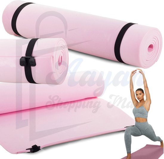 Campingmat / Yogamat 180x50 cm – 0.5 cm Dik – Lichtgewicht Slaapmat voor Camping, Fitness & Yoga – Isolerend & Waterafstotend – fitness mat – yogamat dun – outdoor mat camping – oprolbare mat – waterafstotende mat – 04747