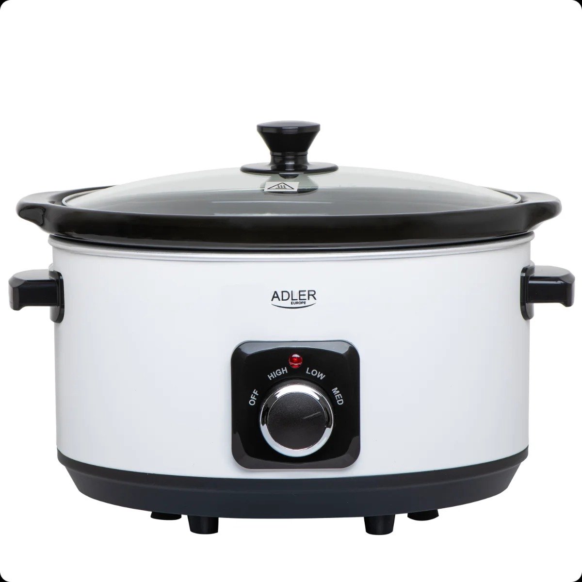 Adler Slowcooker 5,8L met Thermostaat en Keramische Kom - Adler Sp. z o.o. - €139,99