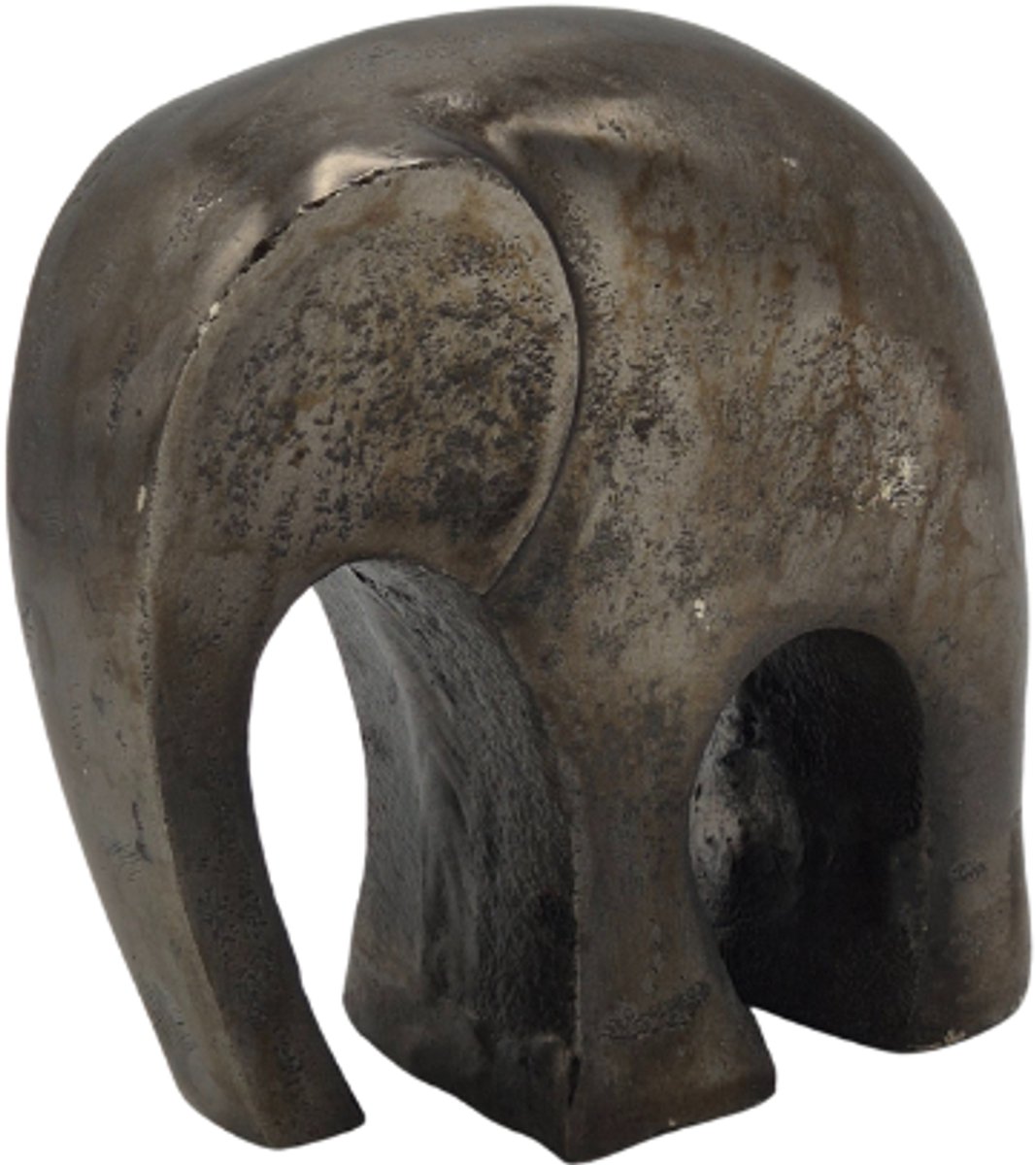 Urnenspecialist® - Urn Olifant - Olifantje - Mini Urn - Asbus - Antraciet - Grijs - 200ML