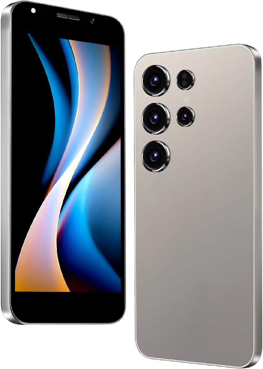 Simpele Smartphone - Mobiele Telefoon - Dagelijks Gebruik - Dubbele Sim Kaart - 5.0 Inch Scherm - Grijs