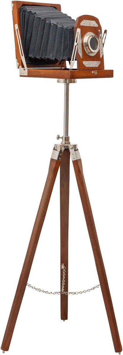 Decoratief Statief - Antiek Model - Studio Decoratie - Handgemaakt Uniek - 130cm Hoogte
