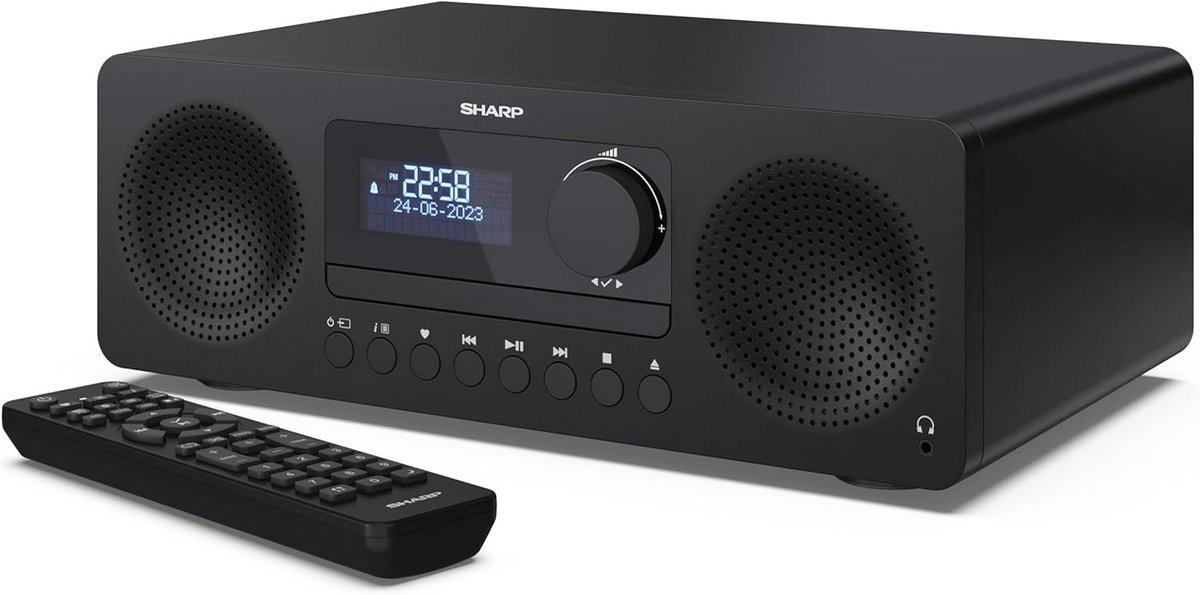 All-in-One HiFi Systeem - Compacte Stereo - Muziek Luisteren - DAB+ Digitale Radio - 215 x 345 x 122 cm