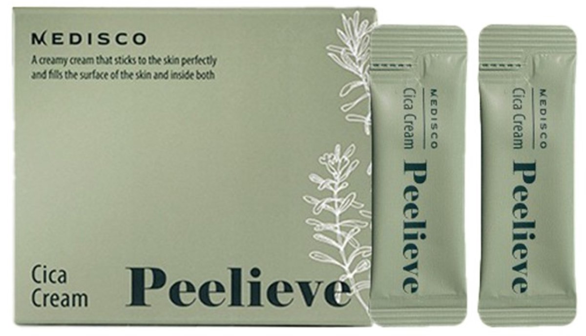 Peelieve Cica Cream - Regenerační Krém 1ml