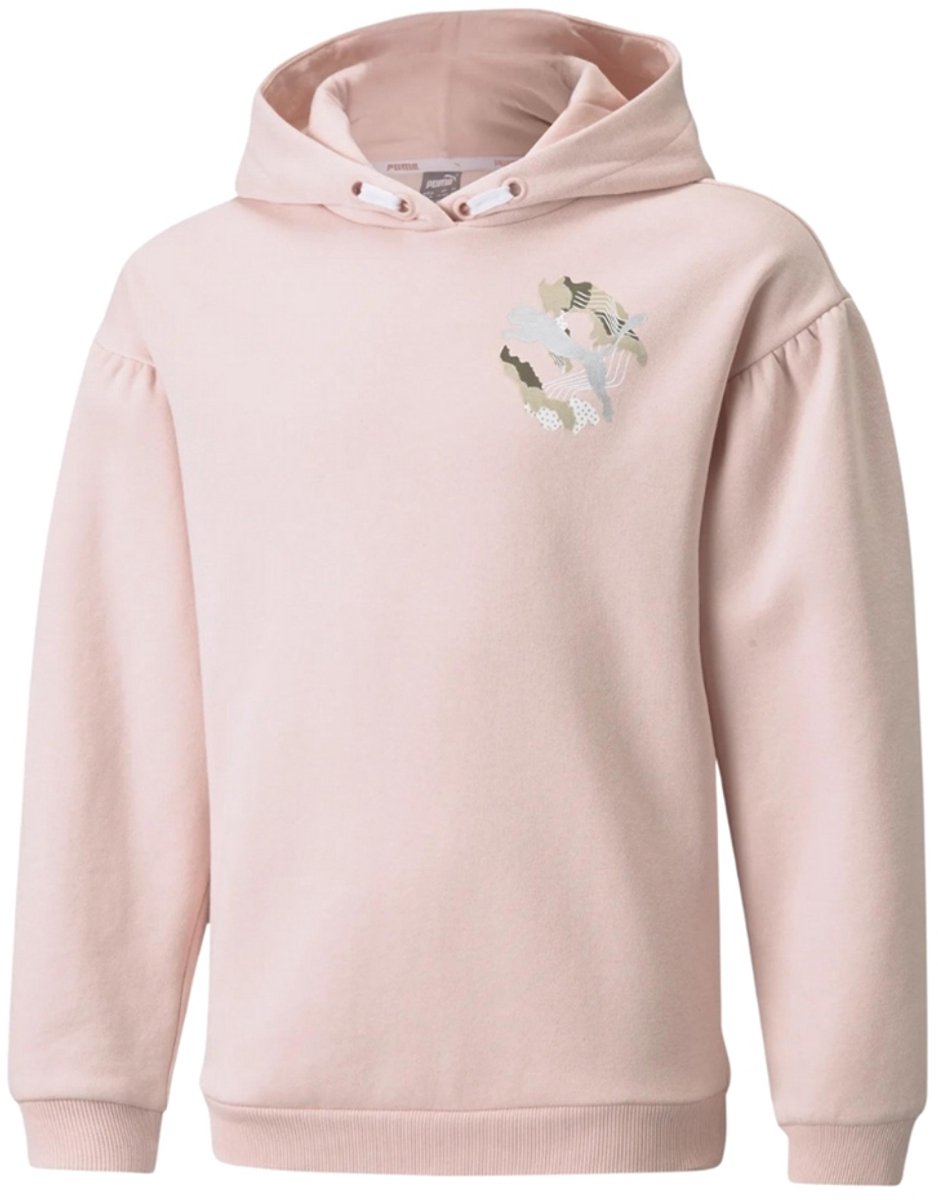 Puma Alpha Hoodie FL Meisjes Lichtroze
