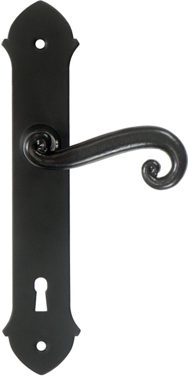 Seart Malta Serie - Deurklink - 90 mm - Zwart - Rustiek
