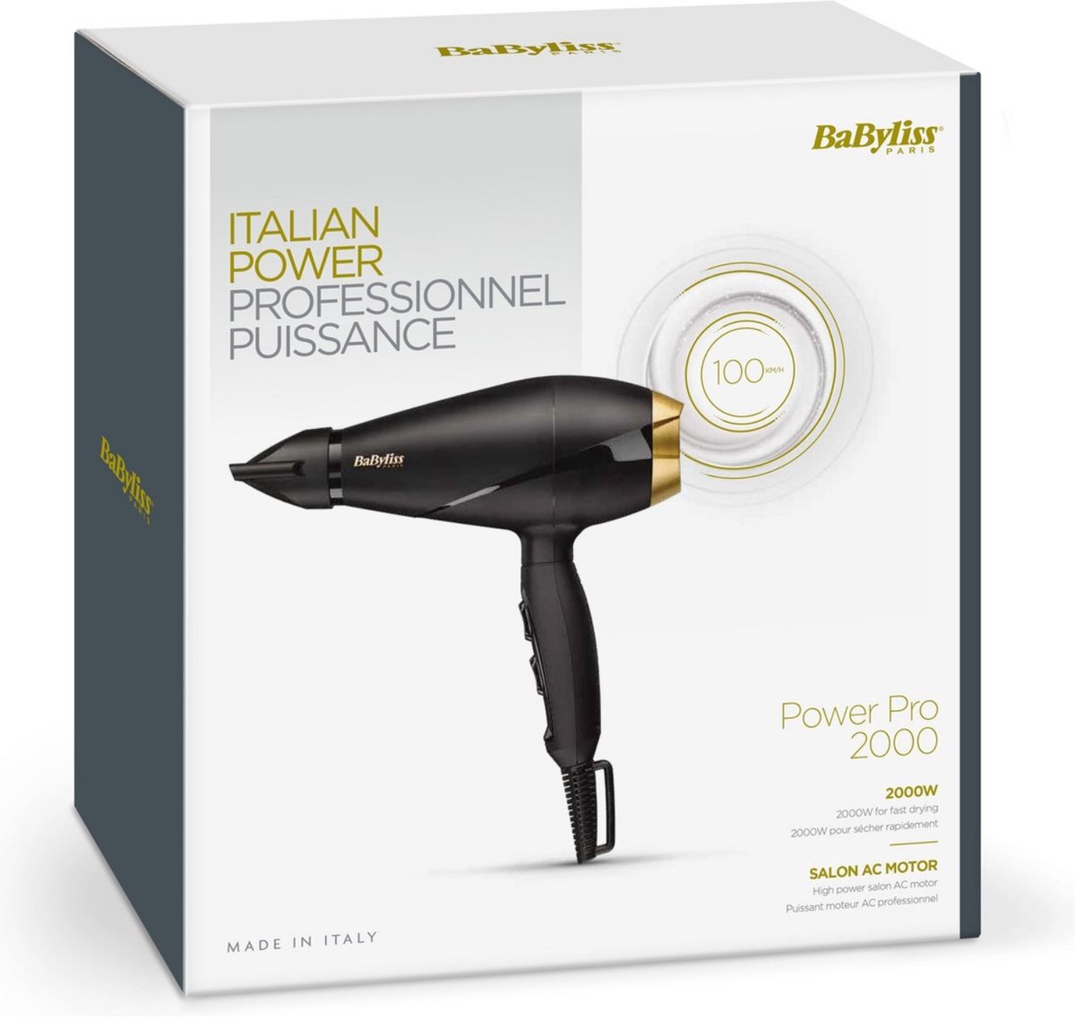 BaByliss Power Pro 2000 Föhn 6704E Professionele AC-motor - Conair Coöperatief U.A. - €44,95