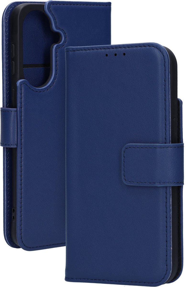 Mobiparts Leather Wallet Case geschikt voor Samsung Galaxy A57 - Blauw