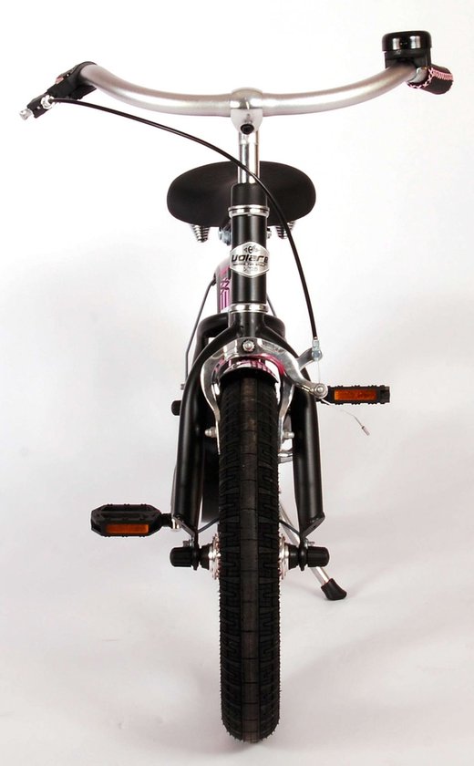 Volare Miracle Kinderfiets - Meisjes - 14 inch - Mat Zwart - Prime Collection van Volare — afbeelding 5