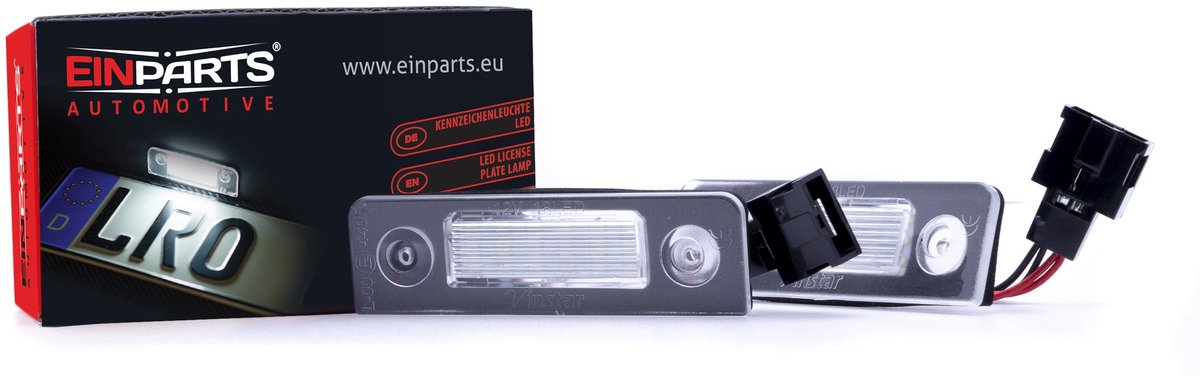 Einparts Kentekenplaatverlichting Ep44 Voor Permanente Personenauto's