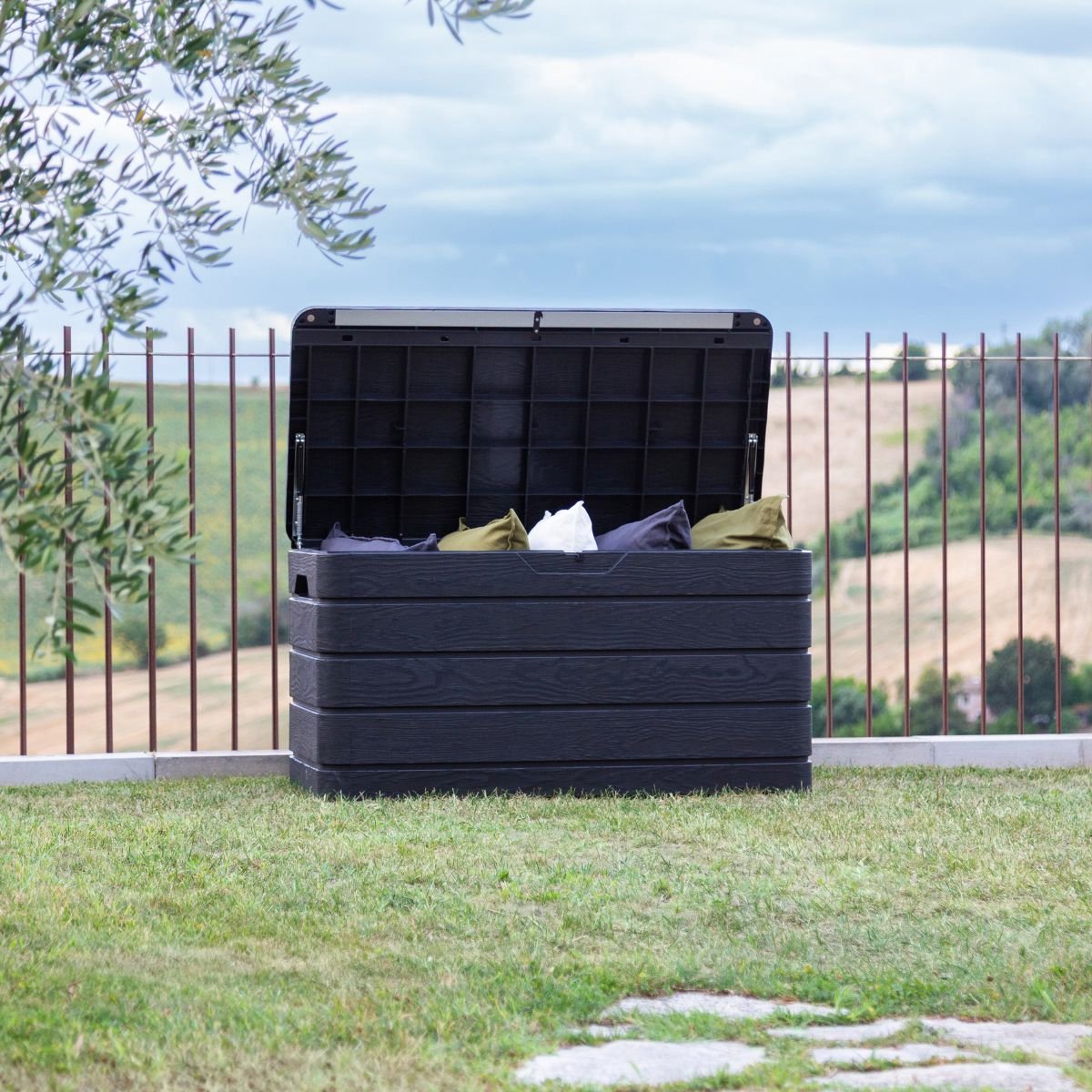 Toomax Dolomiti kussenbox 410L - donkergrijs
