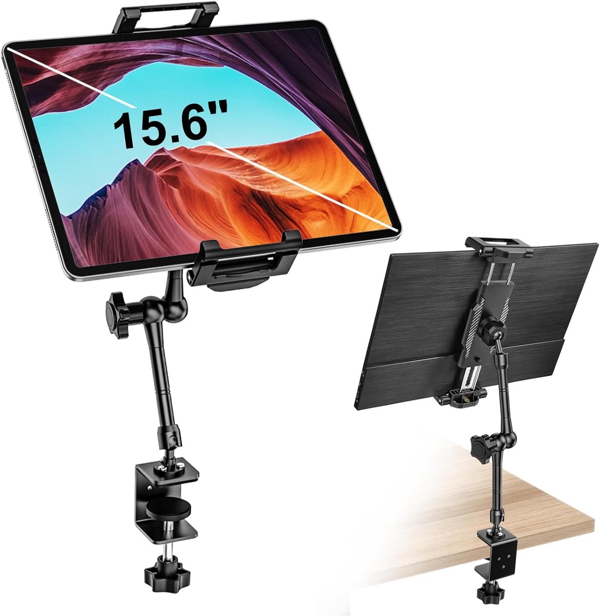 Monitorstandaard - Bureauhouder Tafel - Verstelbare Arm - Sterke Klem - 156 inch