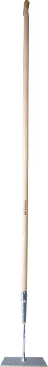 Hendrik Jan Rechte schoffel 18 cm verzinkt met steel 160 cm en hilt, voor onkruid in borders