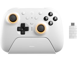 8Bitdo Ultimate 2 Wireless BT Wit - Geschikt voor iOS, Nintendo Switch, PC