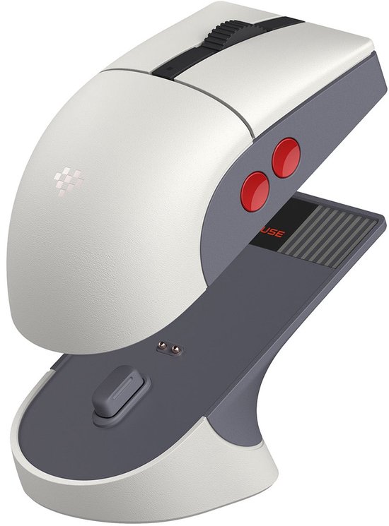 8Bitdo Retro R8 N Edition - Muis Draadloos - Optisch - PixArt PAW3395 - 26.000 DPI - 8000 Hz - Beige