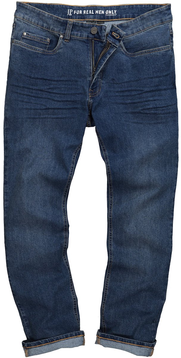 JP 1880 - Heren - Jeans FLEXNAMIC® denim 5-pocket Regular-Fit - Blauw denim - Maat 29
