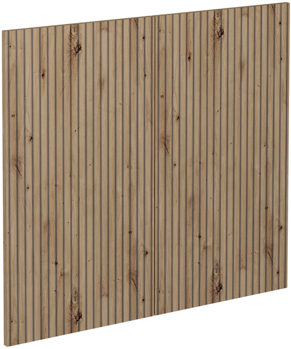 Vicco R-Line Keukenfront – 79.2 x 71.3 cm meubelfront voor de spoelonderkast Artisanaal eiken