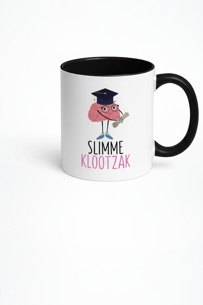 Slimme Klootzak Mok - Grappige Studenten Koffiemok