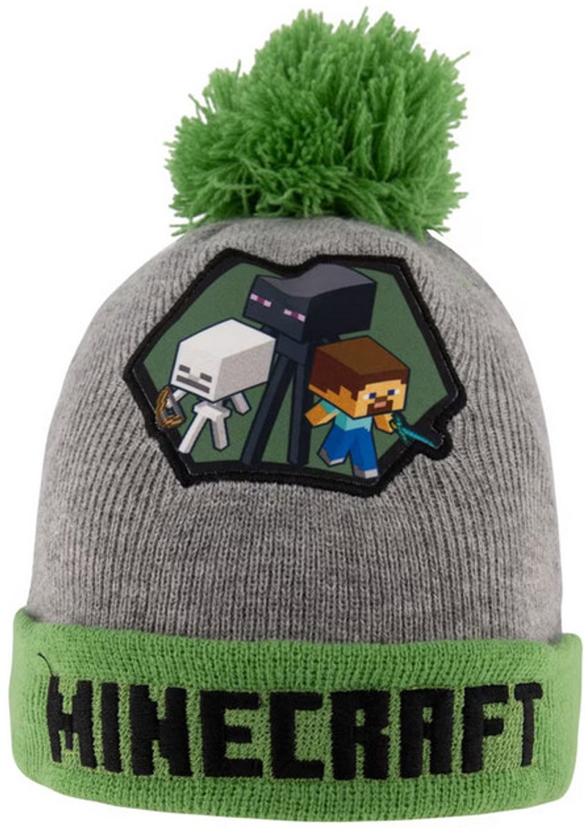 Minecraft kinder muts 54 cm